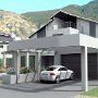 Lagoon Villas exterior view from road